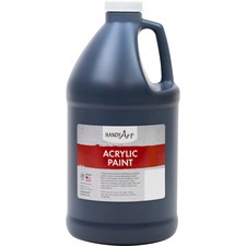 ACRYL PAINT; 1/2-GAL; MARS BLK